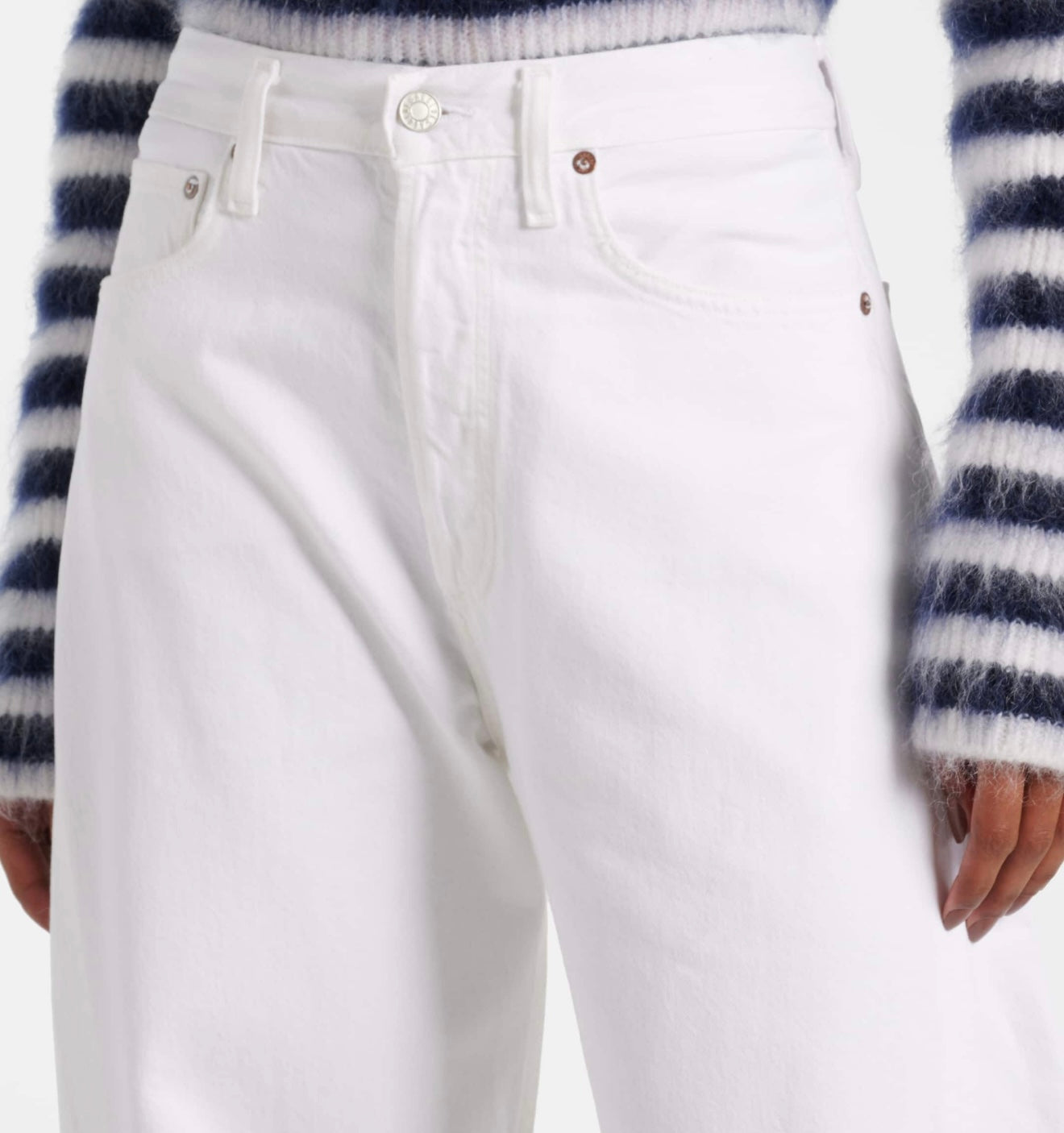 AGOLDE
Luna high-rise barrel-leg jeans