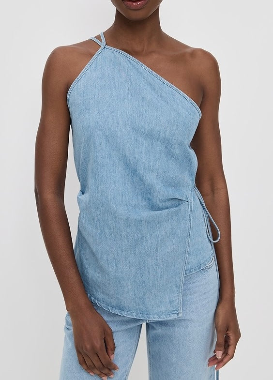 CLOSED Denim Wrap Top