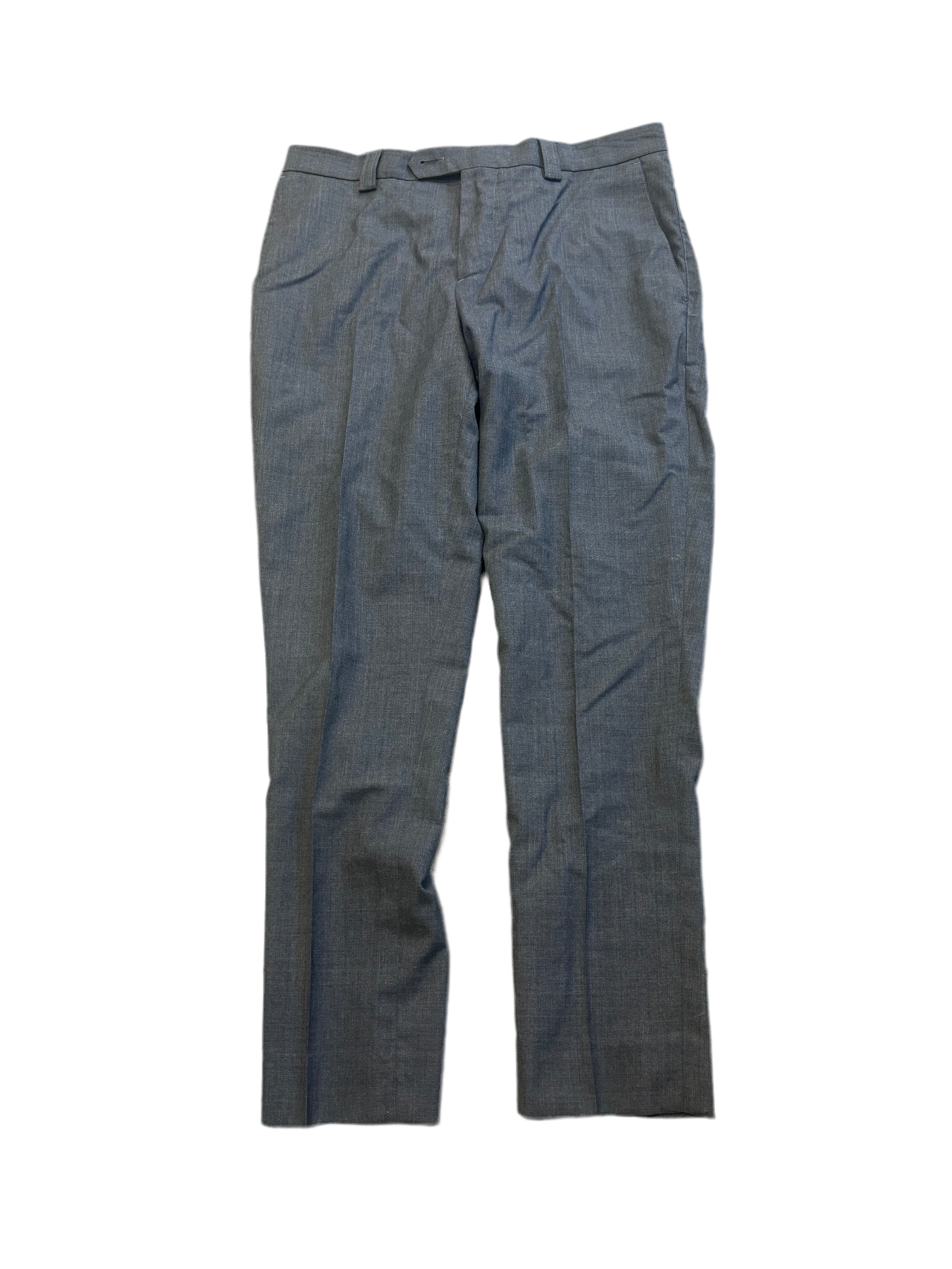 BRUNELLO CUCINELLI leisure fit grey trousers