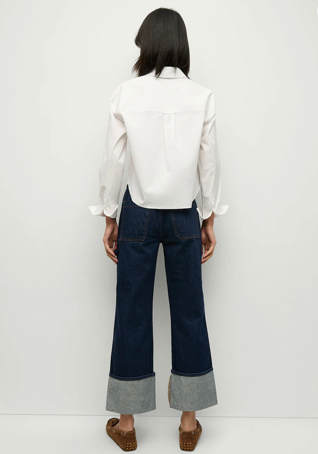 Veronica Beard - Dylan Cuffed Cargo Straight-Leg Jean