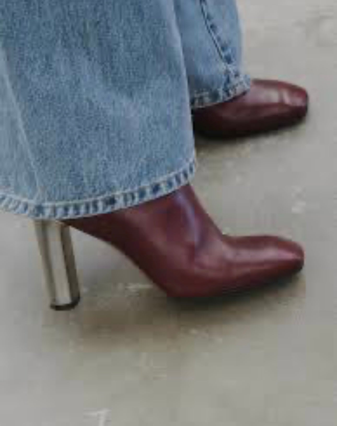 Celine - Burgundy Ankle Boots