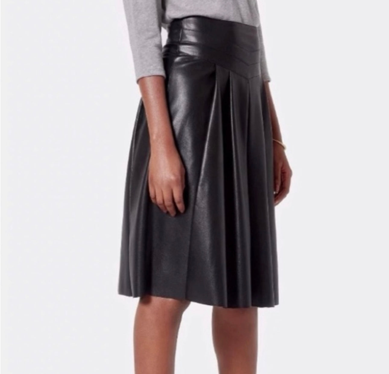 JOIE - Vegan Leather Skirt