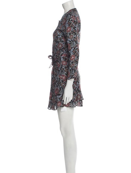 Veronica Beard Black Floral Dress