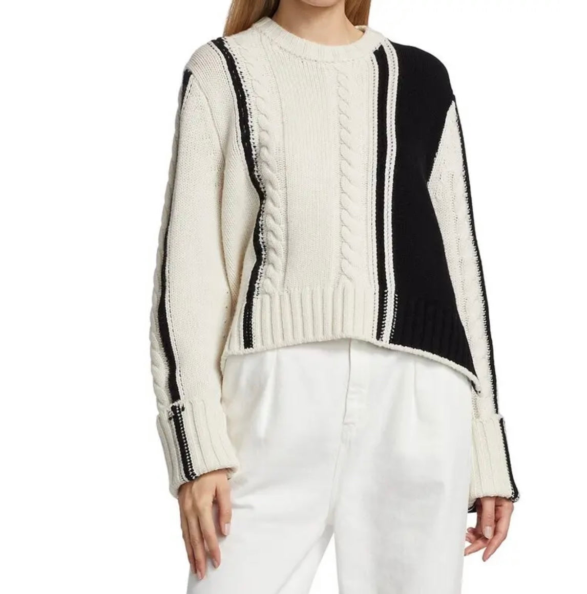 LOULOU STUDIO
Eike Cable Knit Sweater