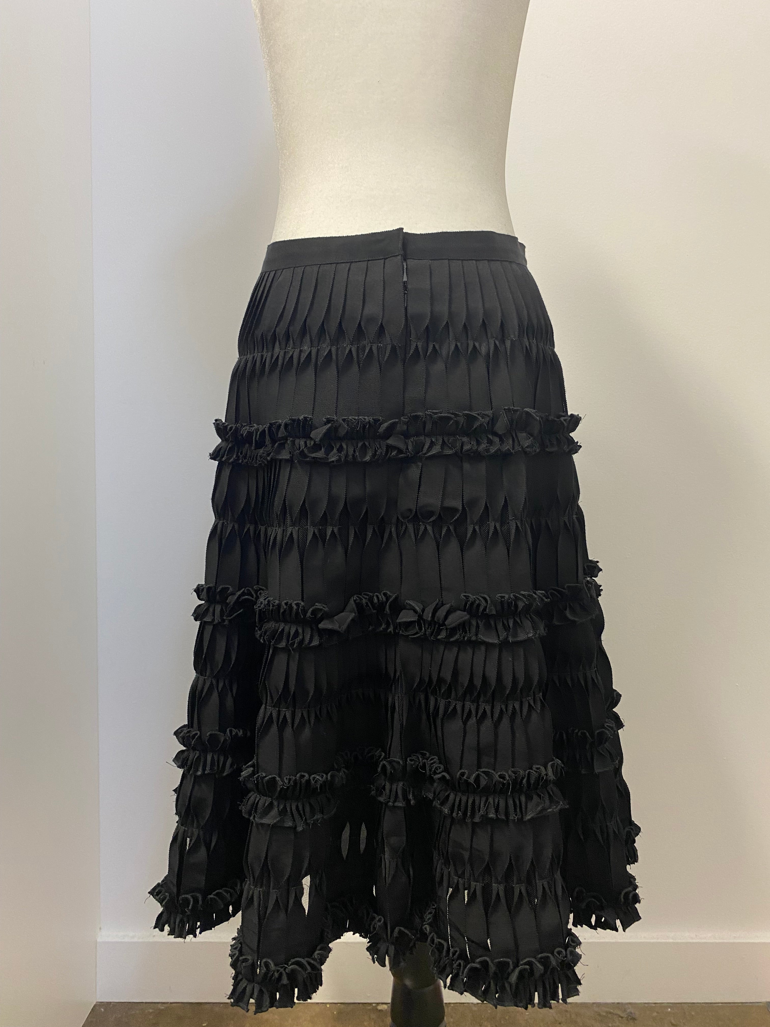 Oscar De La Renta Ruffle Skirt