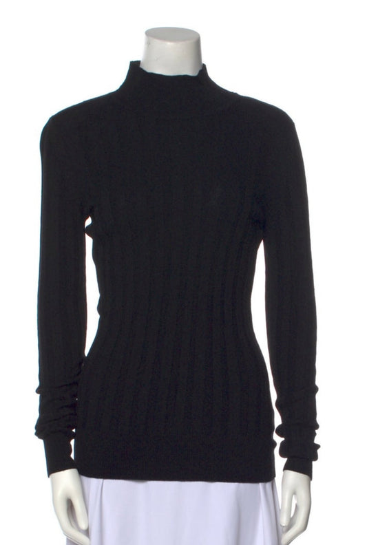 Jason Wu - Black Ribbed Turtleneck