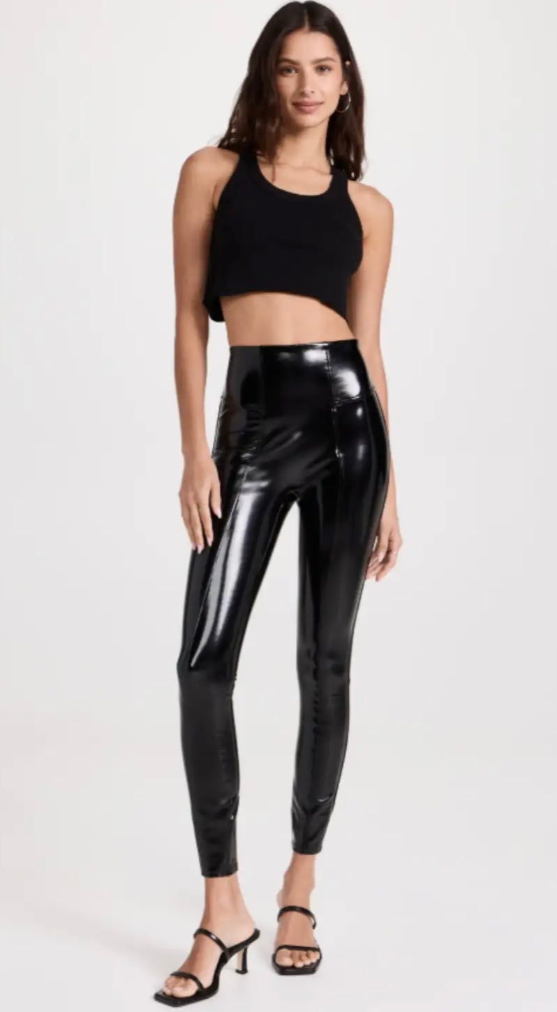 SPANX
Faux Patent Leather Leggings