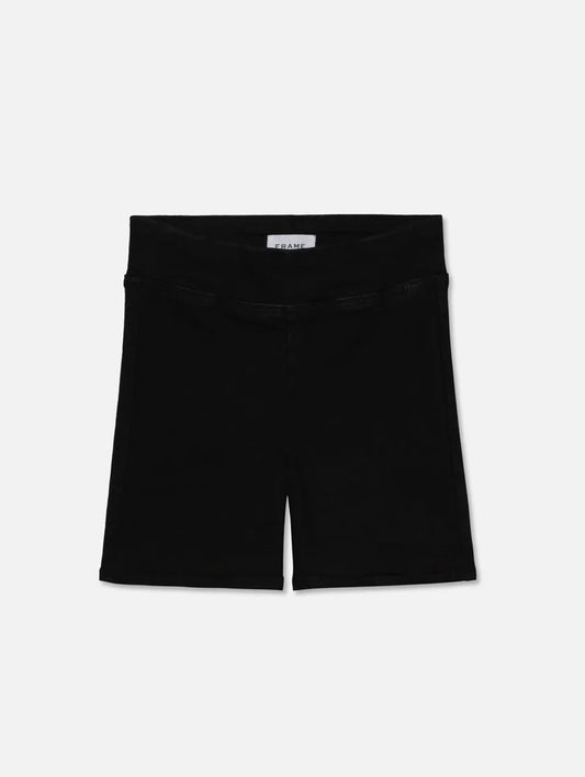 FRAME- JETSET SHORT in Sheen Noir