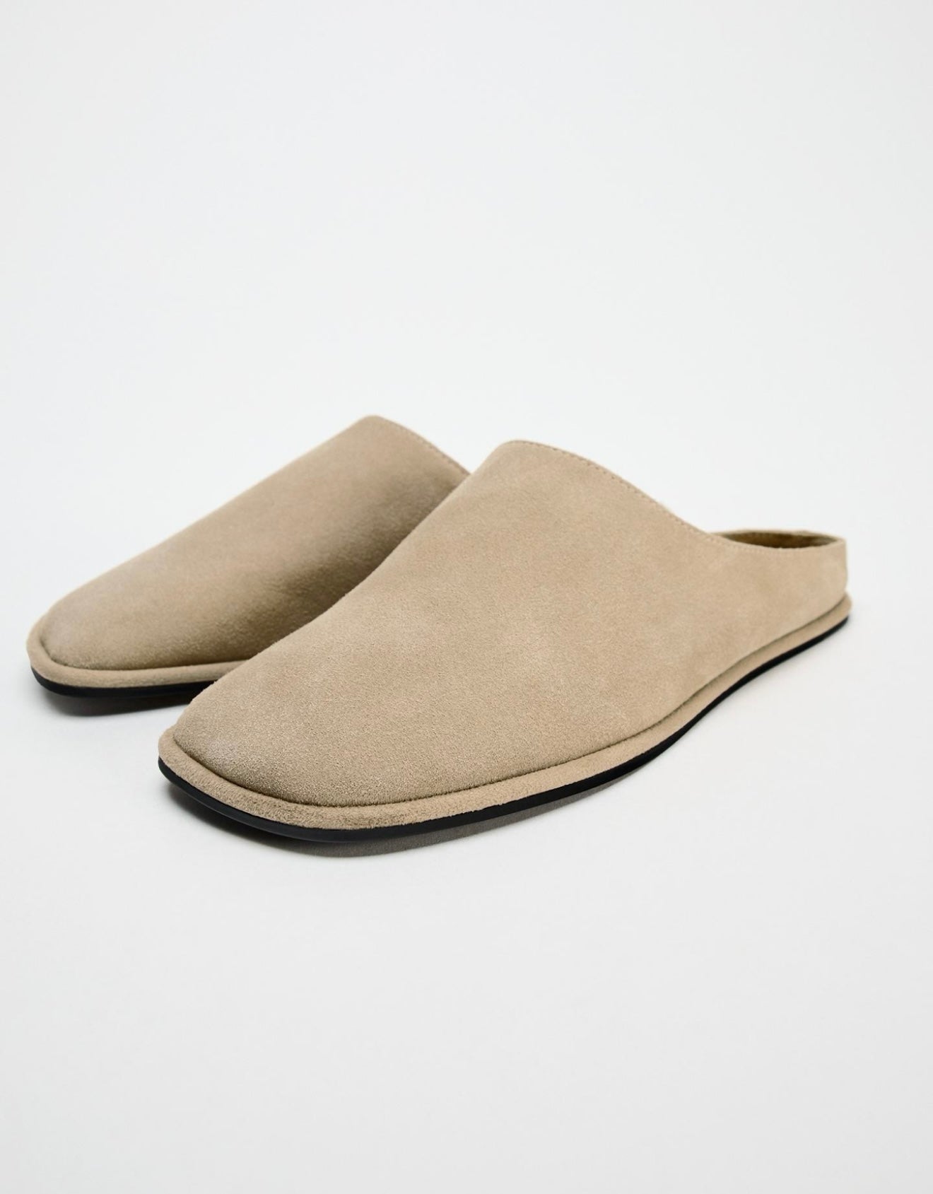 Zara - Suede Clogs