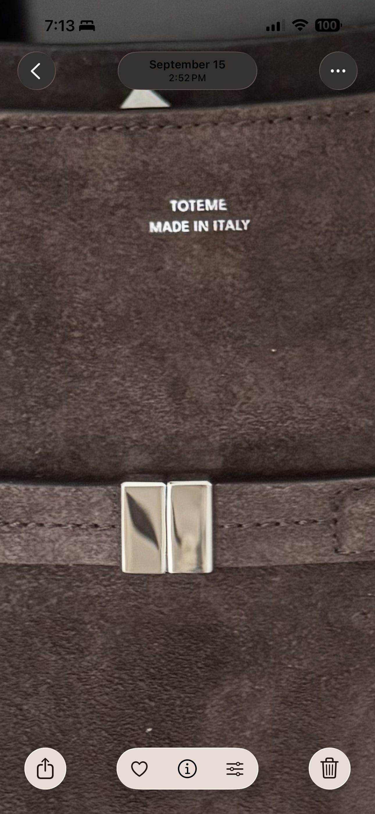 Toteme - Belted Suede Bucket Bag