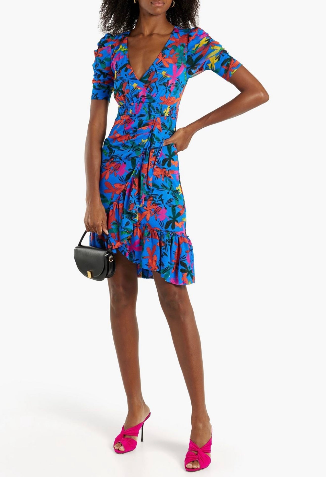 DIANE VON FURSTENBERG - Eldoris Midi Mesh Dress