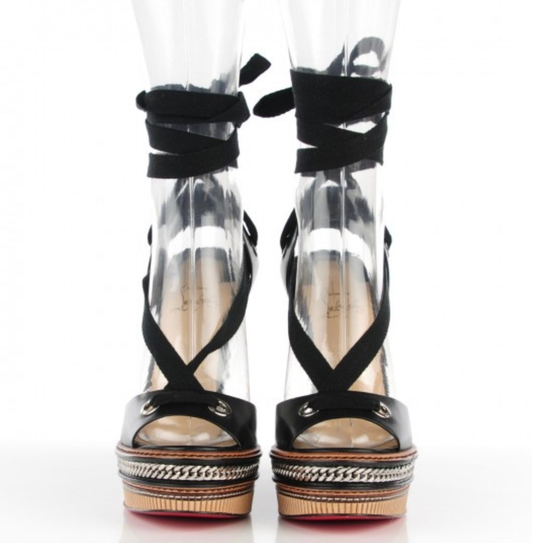 CHRISTIAN LOUBOUTIN
Shiny Calfskin Tribuli 140 Wedge