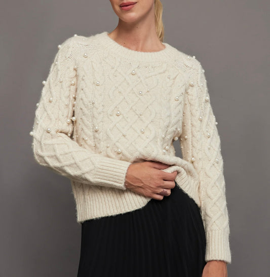 SETT - Pearl Embellished Sweater