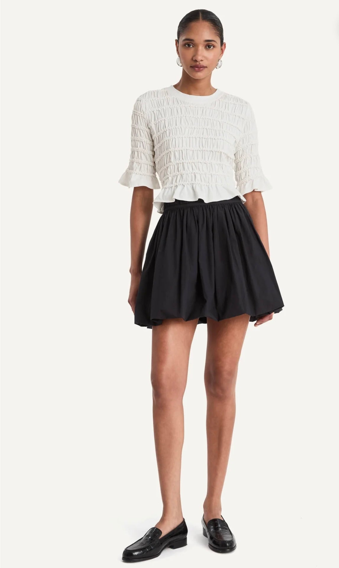 MERLETTE NEW YORK GRASSE TOP IN WHITE