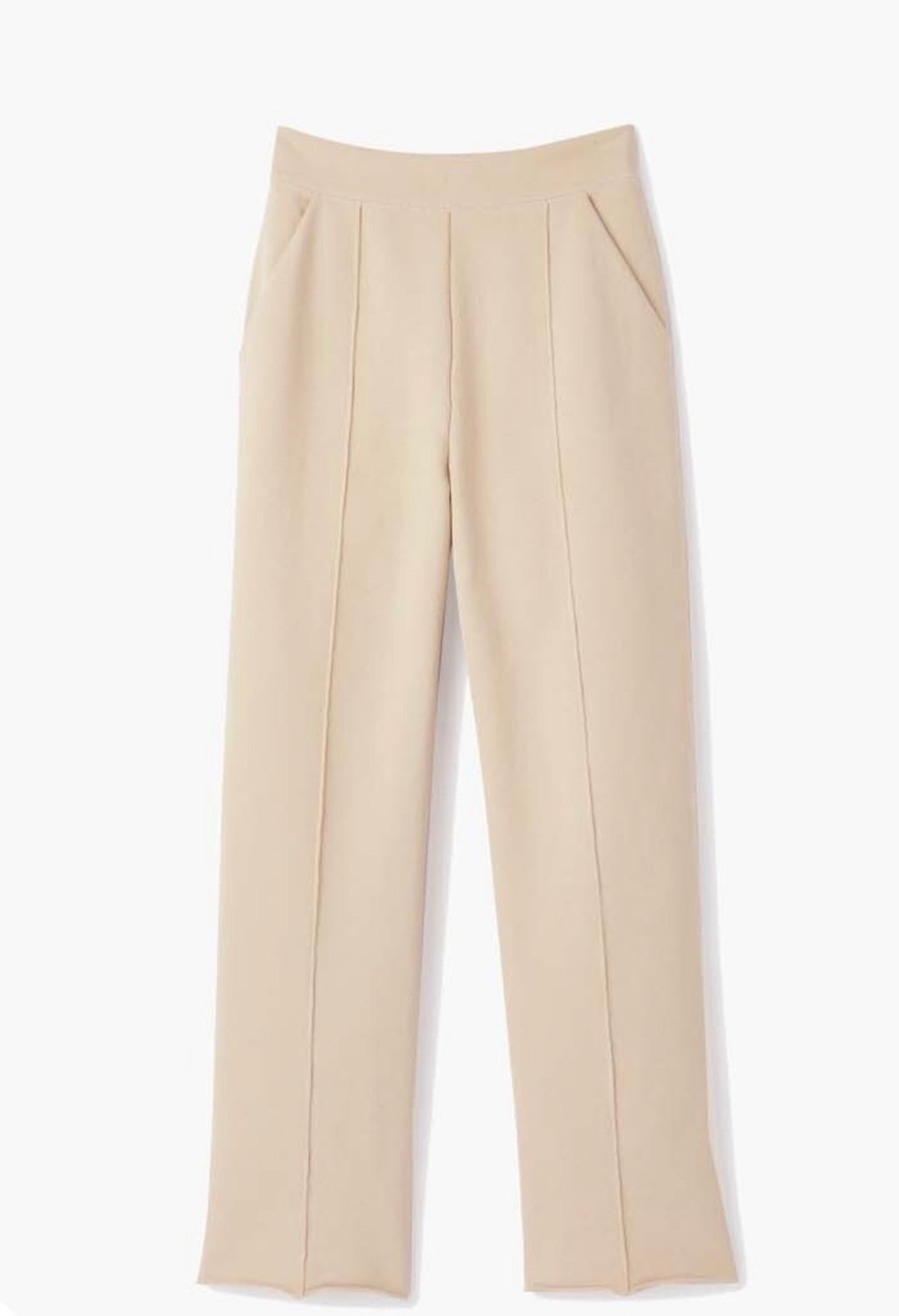 TKEES - raw edge turtleneck & raw edge trousers