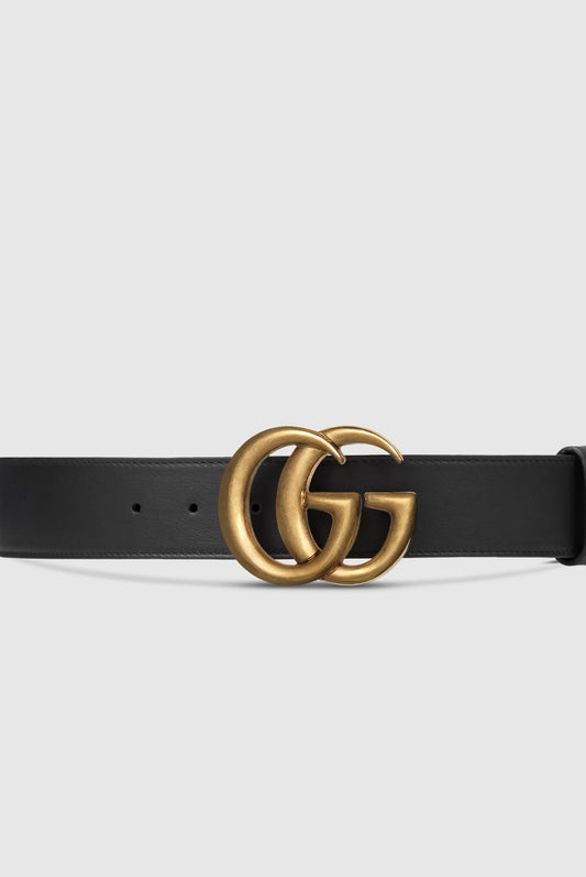 GUCCI - 2015 RE-EDITION WIDE LEATHER BELT