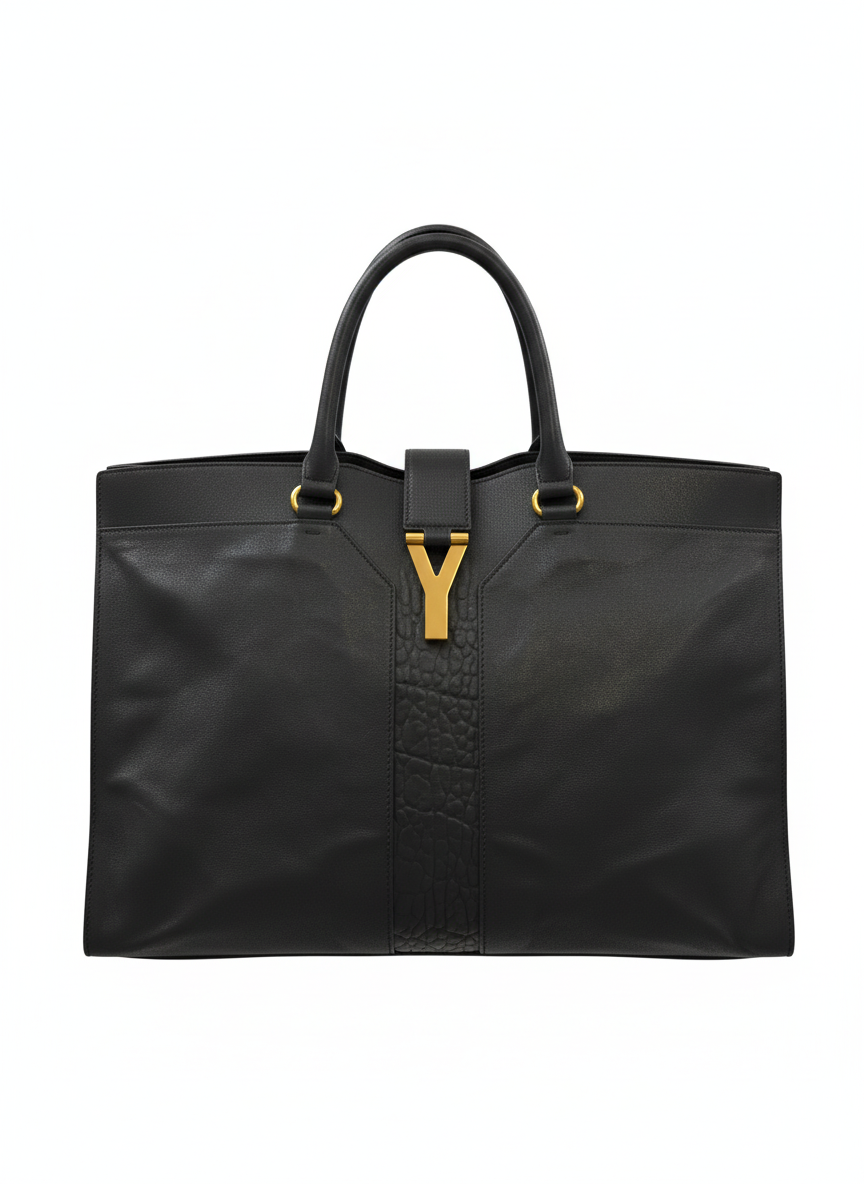 Saint Laurent - Vintage Leather Tote Bag