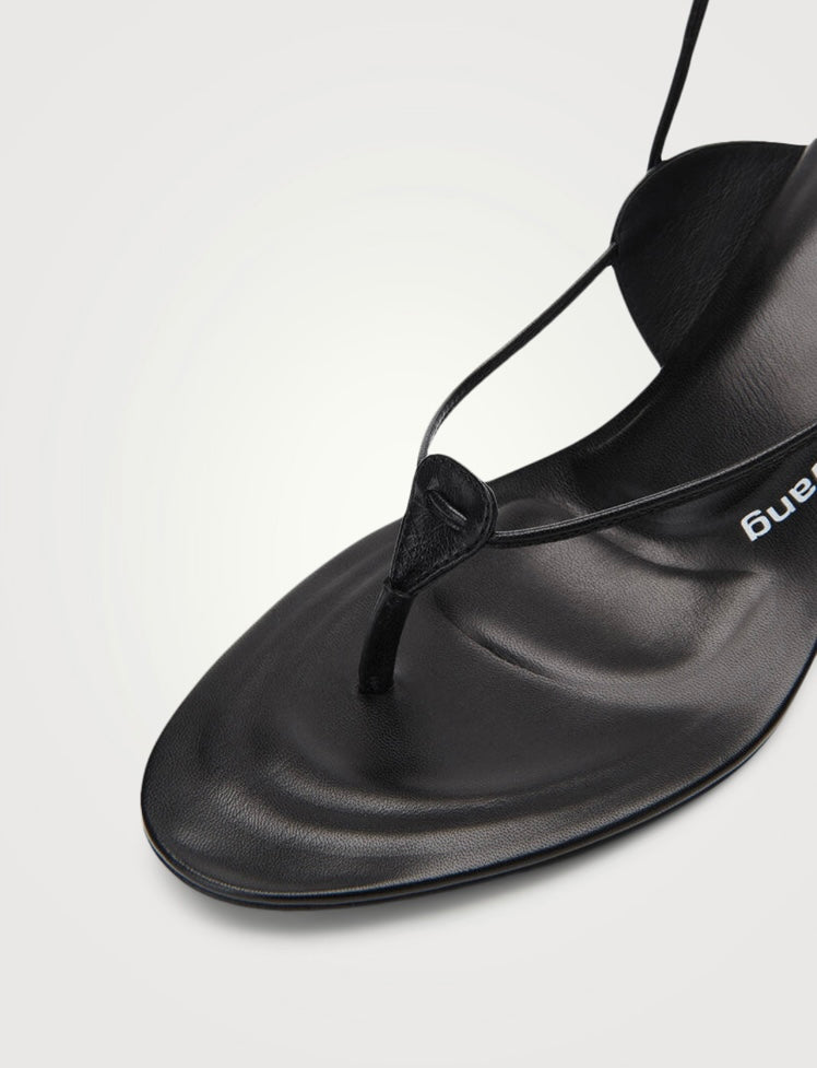 ALEXANDER WANG
Lucienne 65 Leather Ankle-Tie Sandals