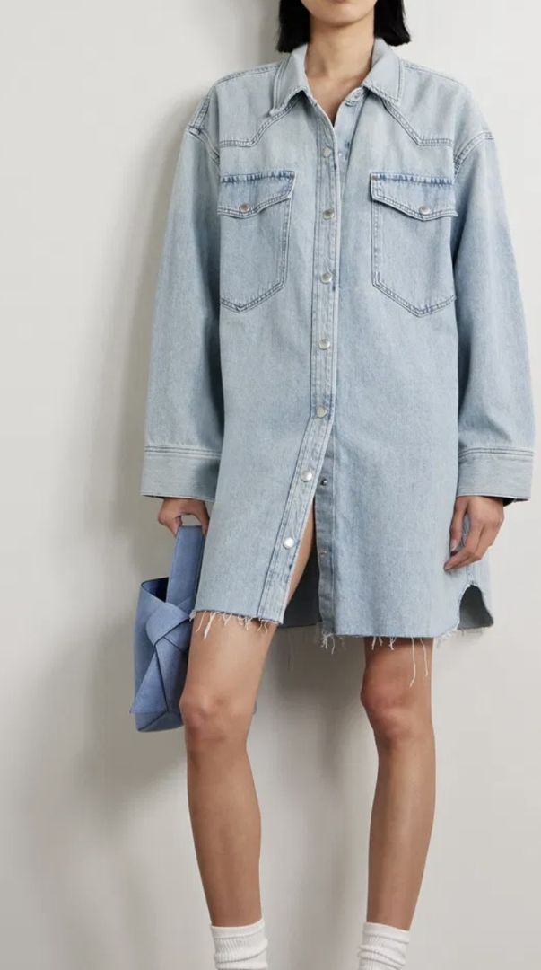 Agolde Light Wash Denim Jacket