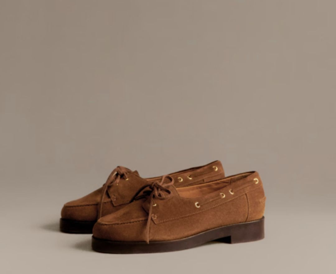 Sezane Suede Loafers