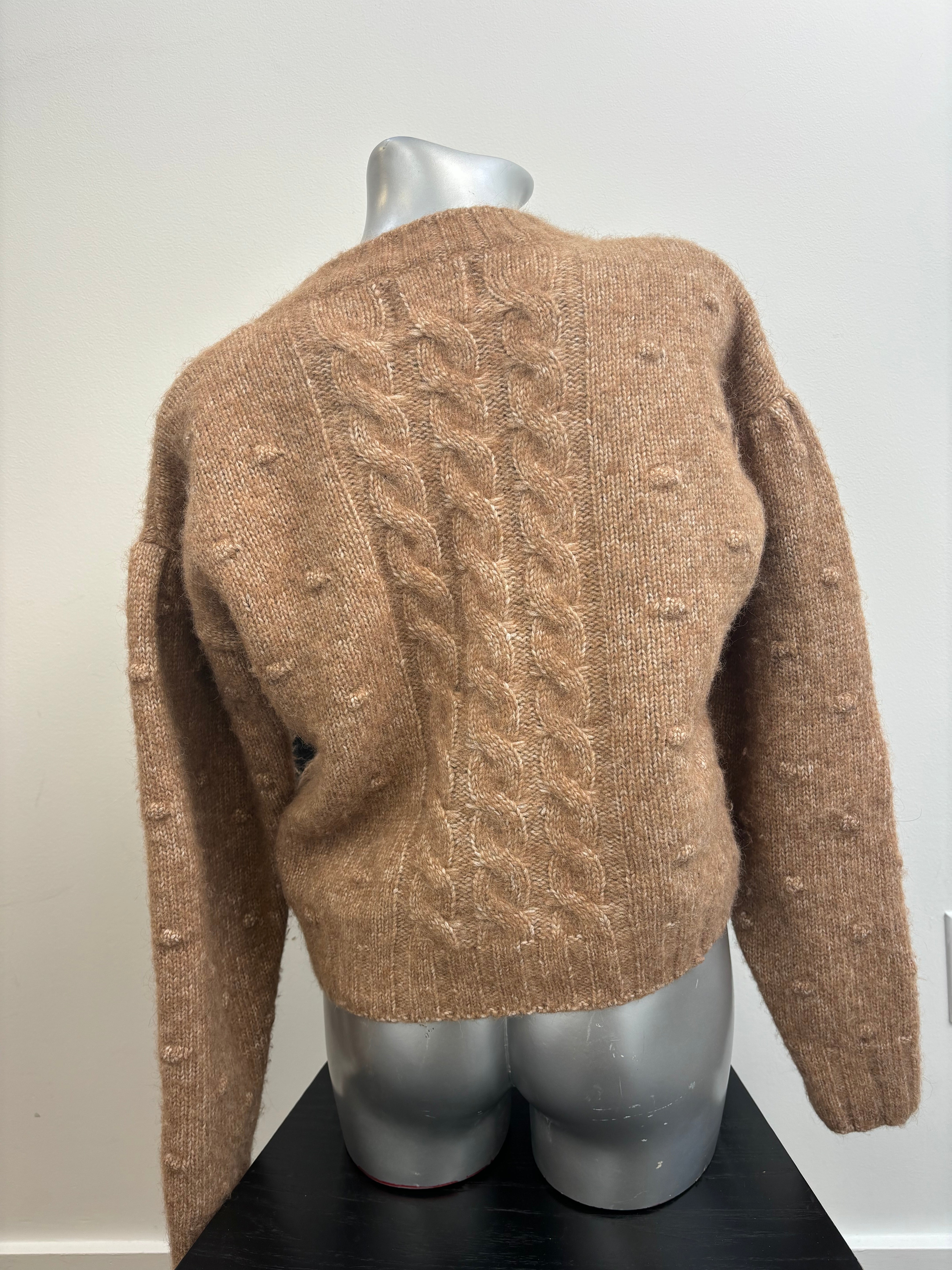 BIRGITTE HERSKIND brown alpca/elenor cardigan