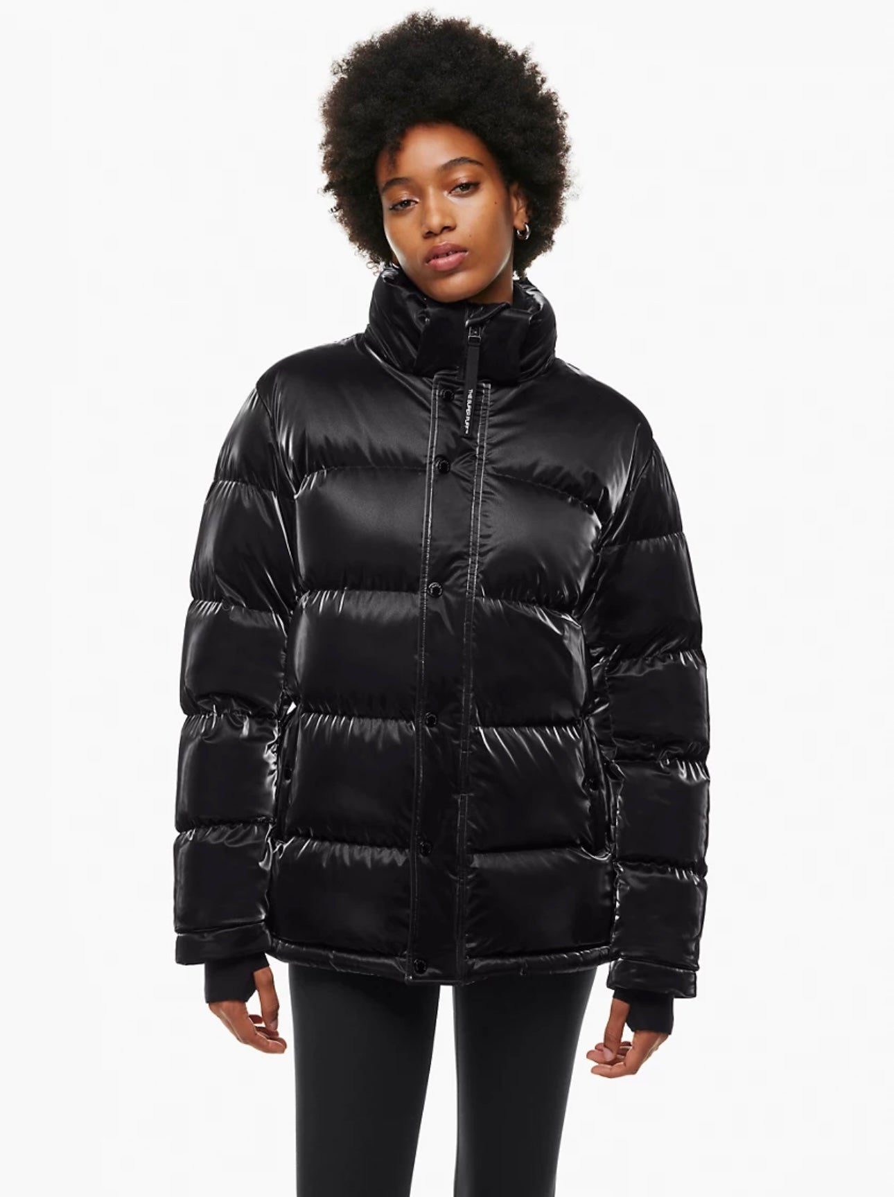 The Super Puff- 
Liquid Shine goose down puffer jacket