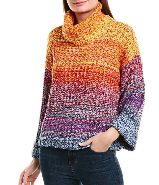 525 AMERICA multi colour knit turtleneck