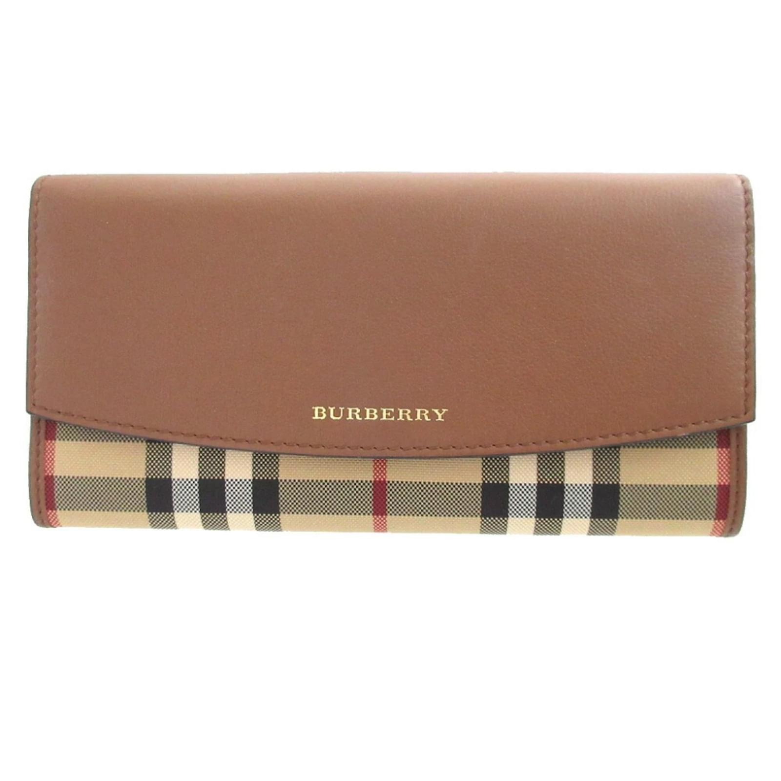 BURBERRY wallet, brown nova check