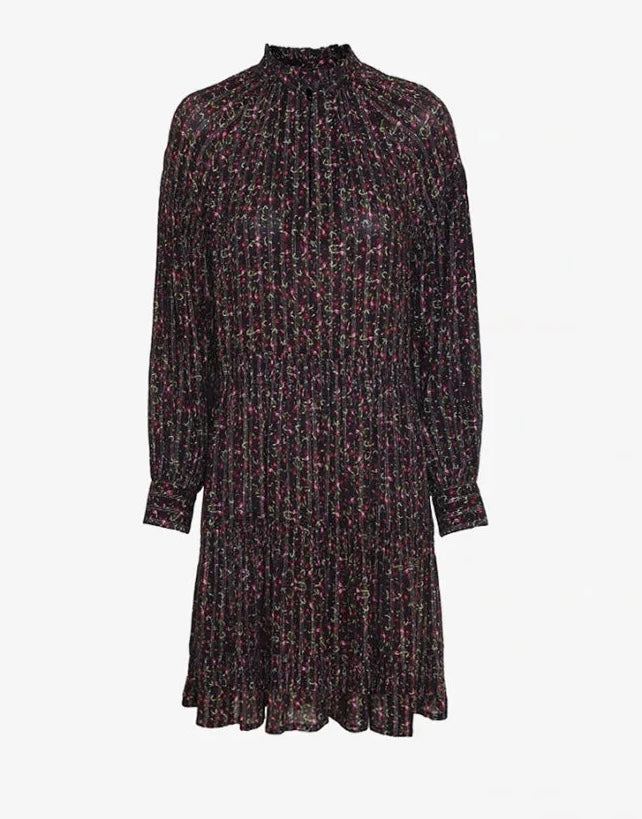 Birgitte Herskind Floral Tunic Dress with Metallic Stitching