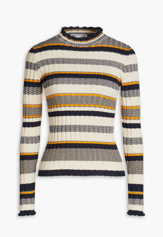 Autumn Cashmere - Ribbed Top