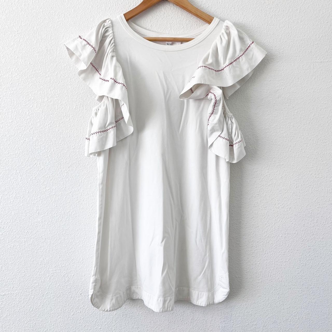 SEE BY CHLOE ruffled long tee/dress