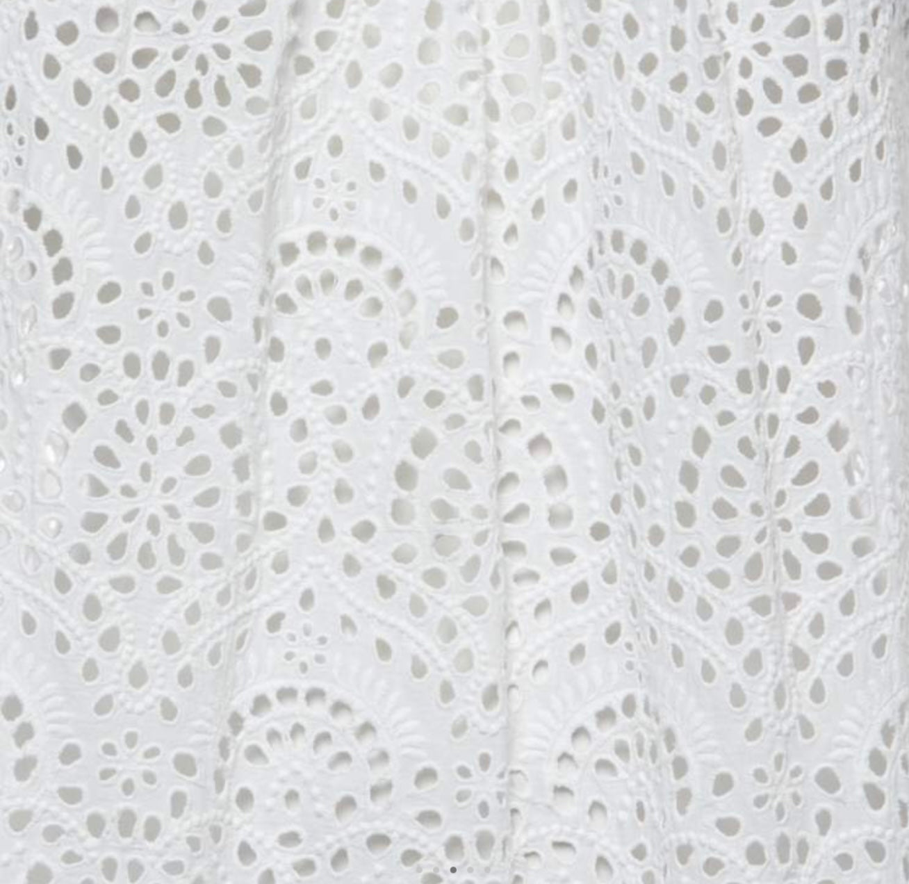 Zimmermann
Zimmermann White Eyelet Cotton Top