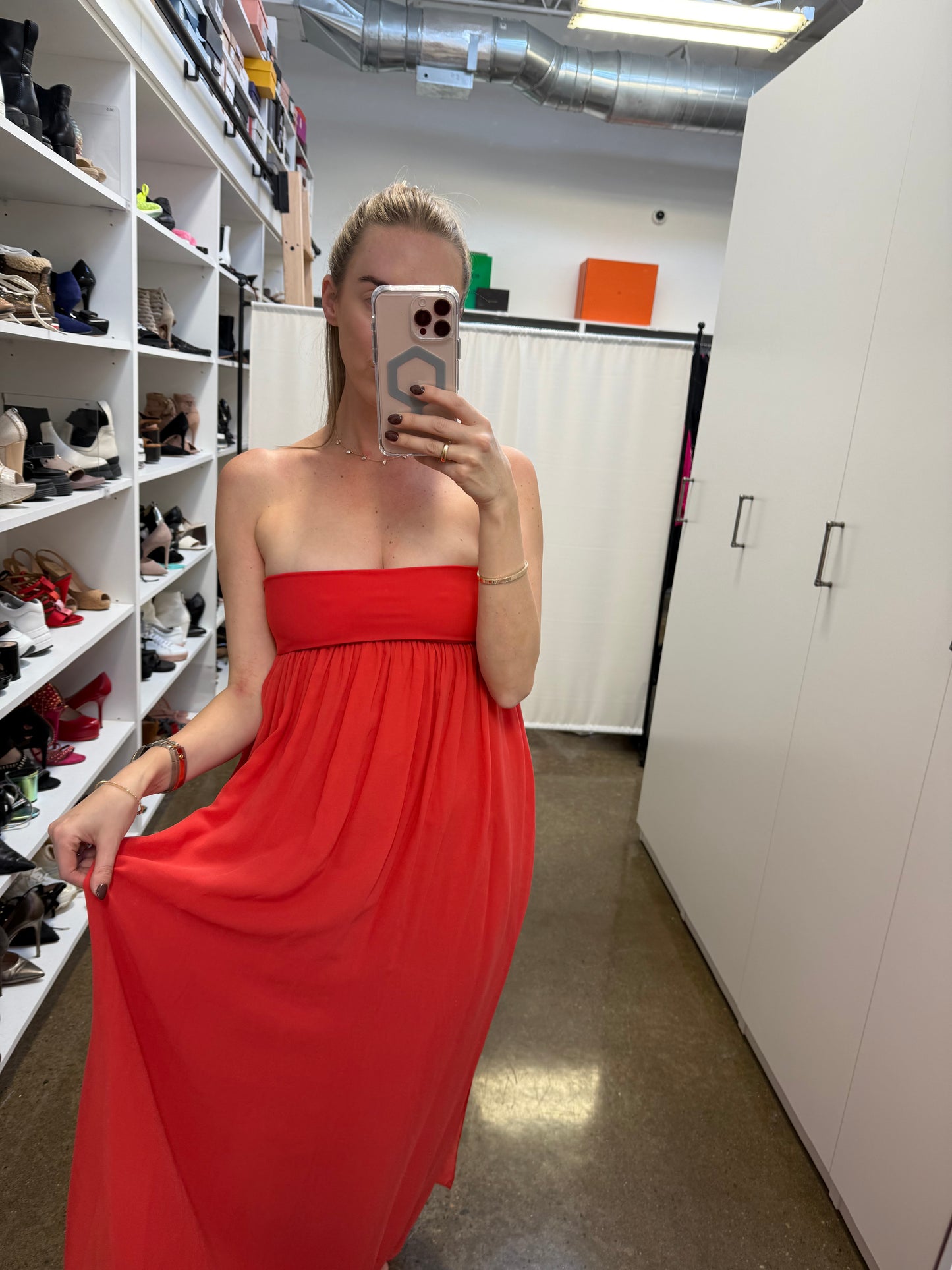 Shan - Coral Maxi Dress