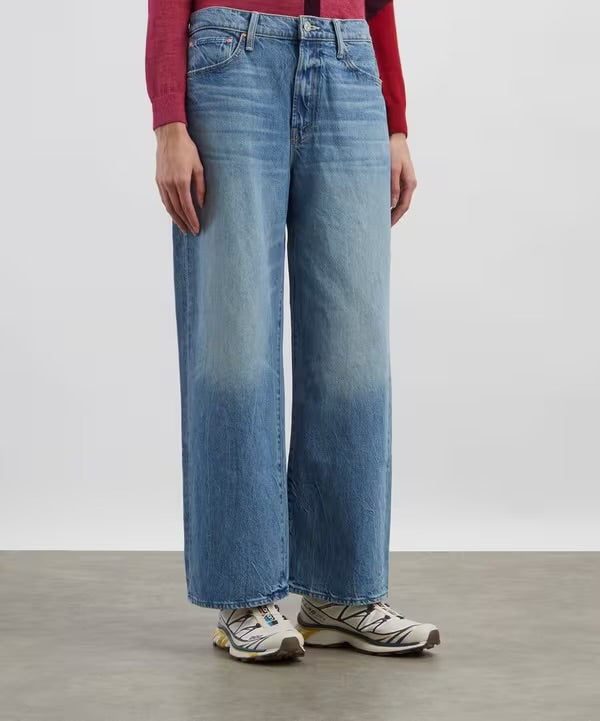 Mother The Dodger Flood in Light Blue Wash Jeans, 25