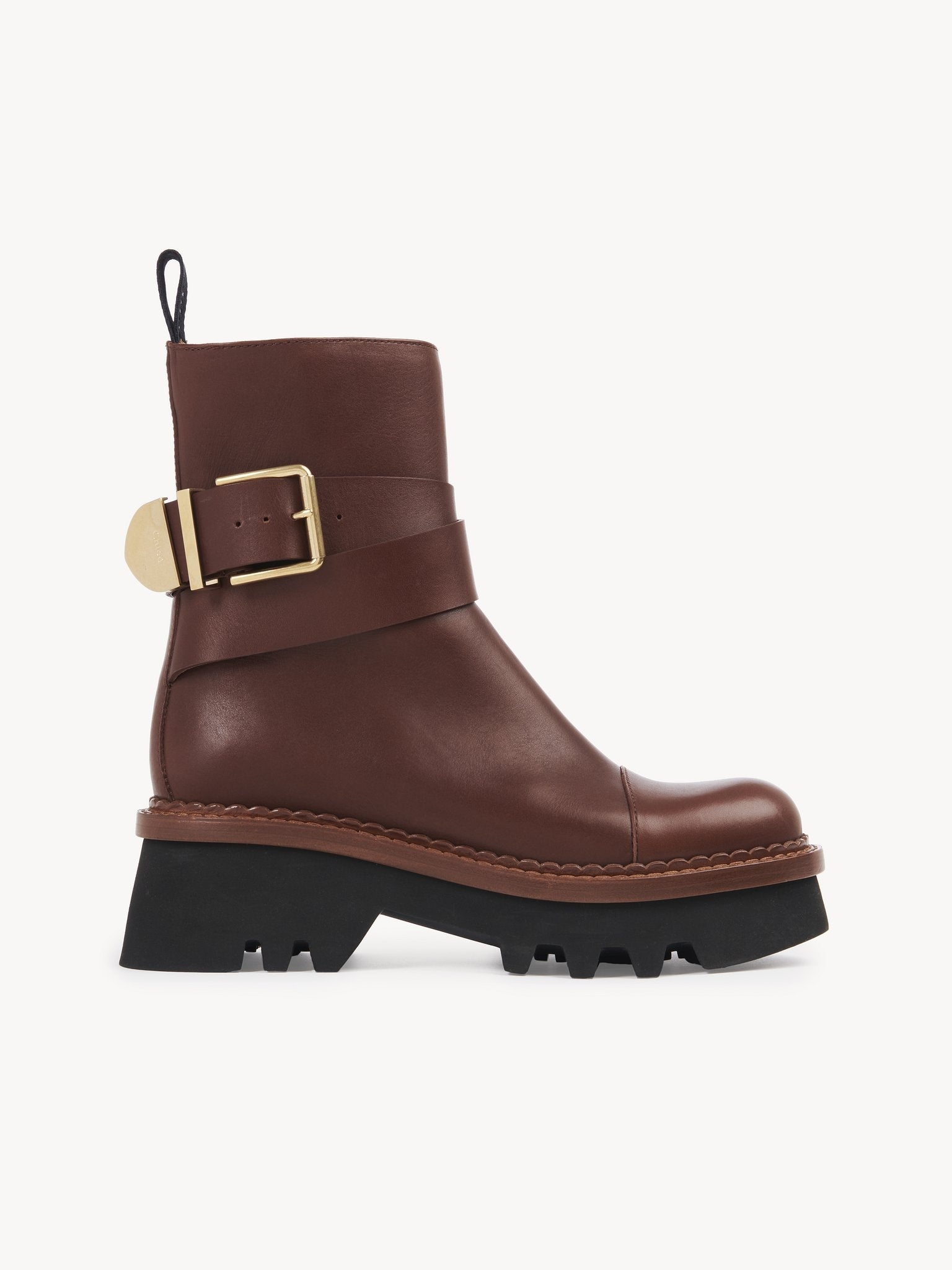 CHLOE owena leather ankle boots