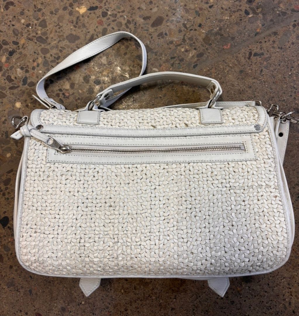 Proenza Schouler PS1 Woven Leather Crossbody Satchel