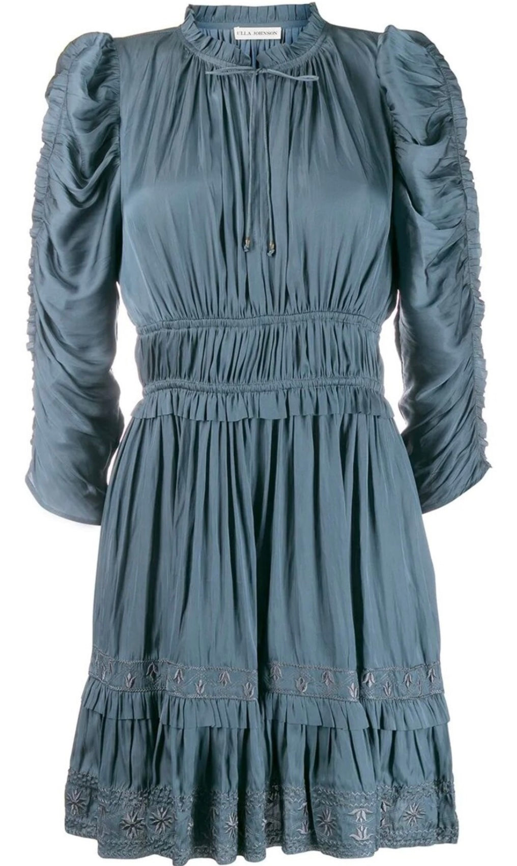 ULLA JOHNSON - Luisa Dress in Slate Blue