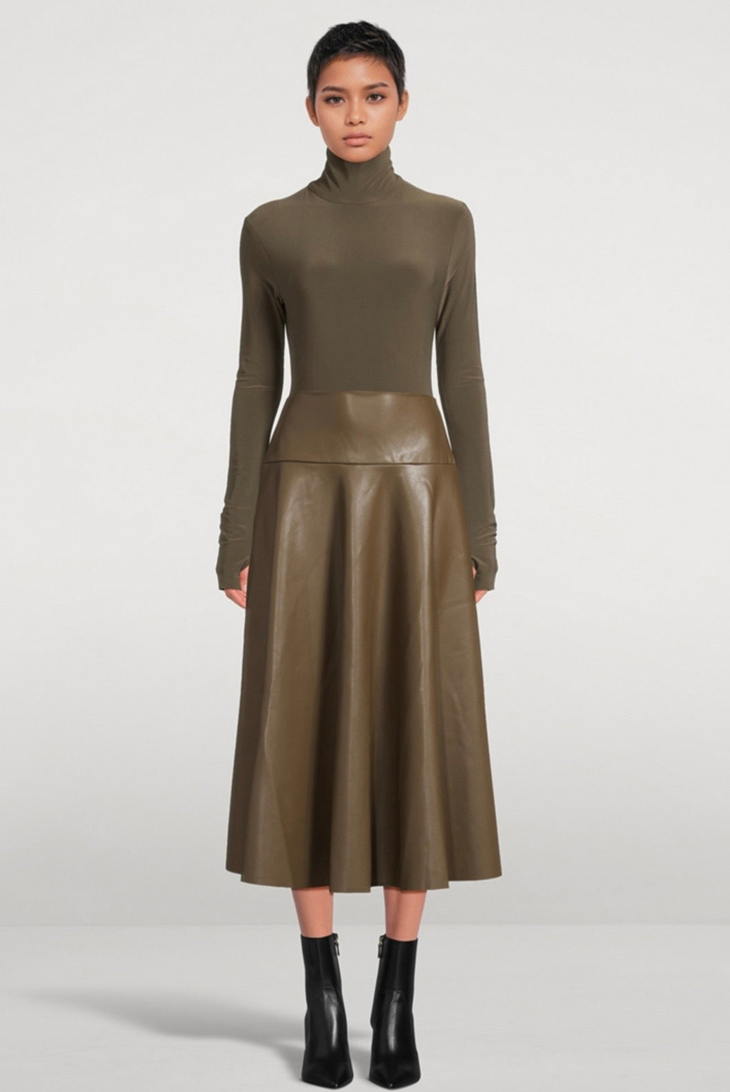 NORMA KAMALI jacket and skirt set