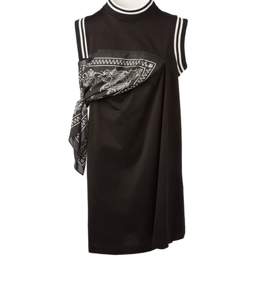 SACAI
Bandana Tie Shift Shirt/Dress