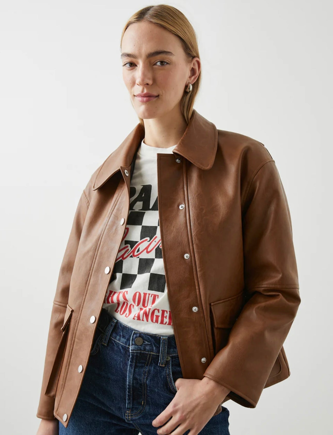 RAILS - Amos Skirt & Mathis Jacket 
Russet