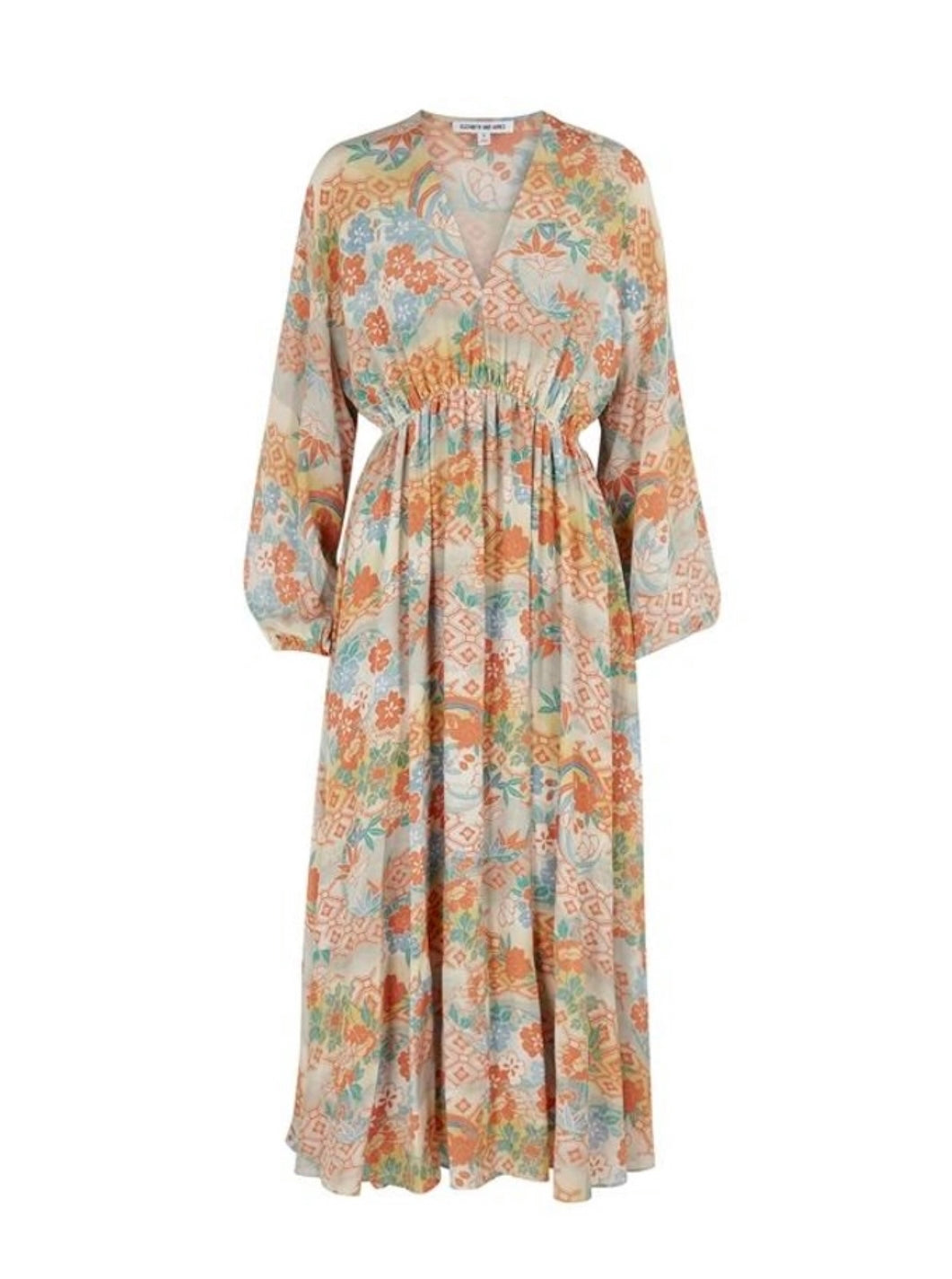 Elizabeth and James
Norma Printed Silk Dress