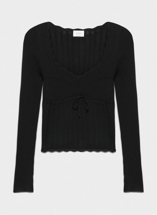 WILFRED black knit top