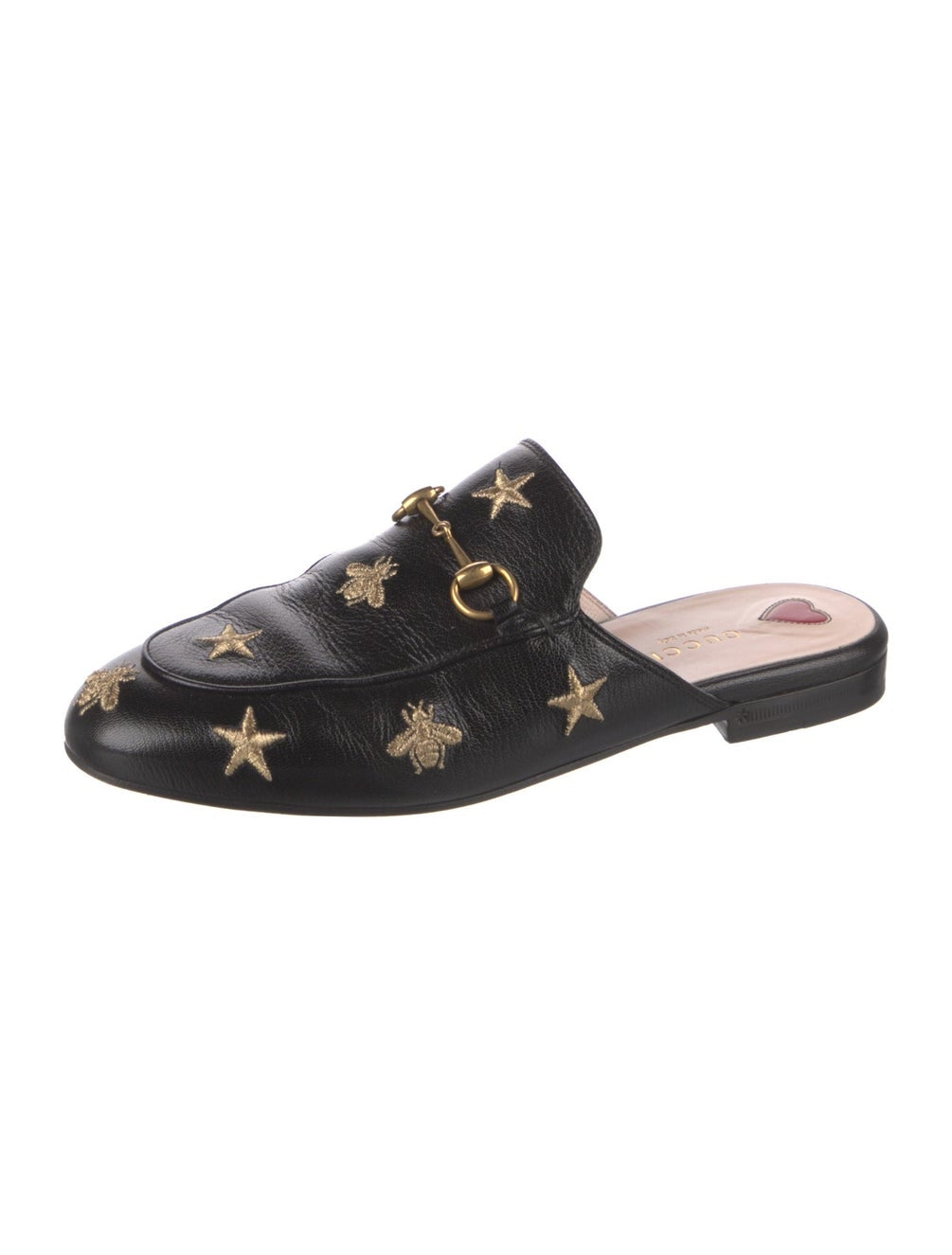 GUCCI prince-town mules with gold stars