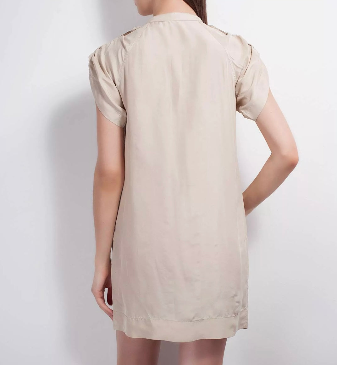 BARBARA BUI - lightweight taupe cargo dress