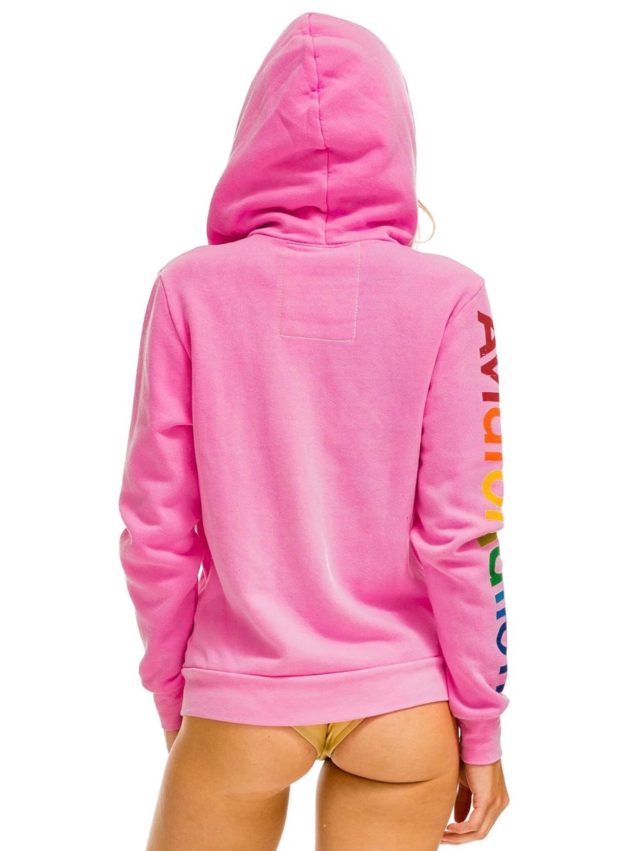 AVIATOR NATION HOODIE - NEON PINK