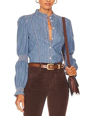 VERONICA BEARD denim top