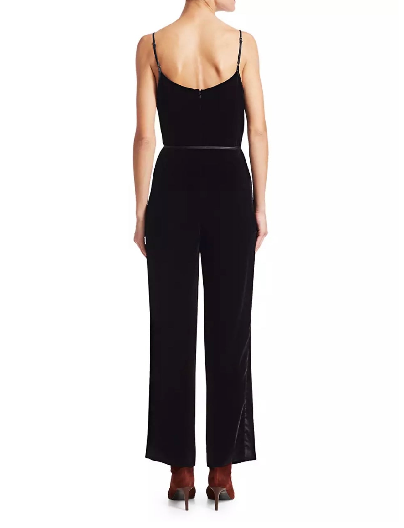 rag & bone
Jamie Straight-Leg Velvet Jumpsuit