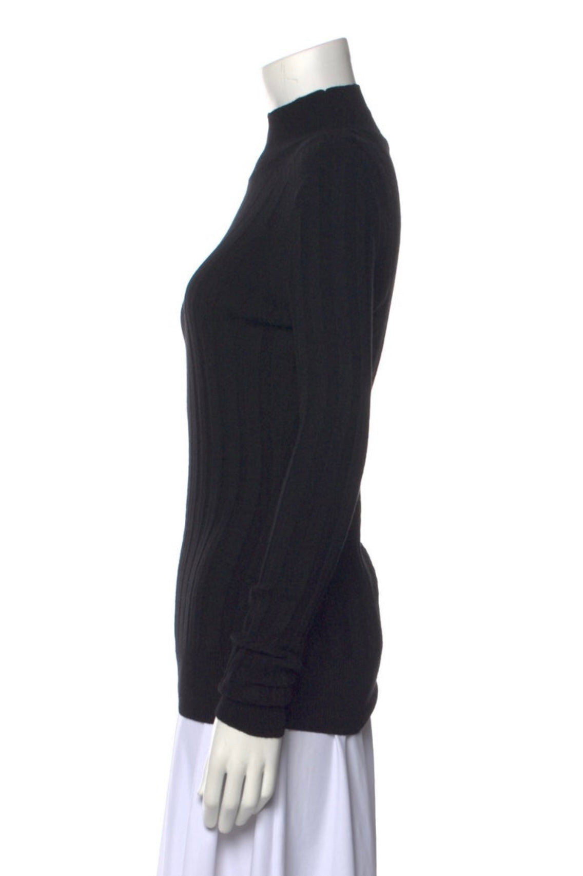 Jason Wu - Black Ribbed Turtleneck