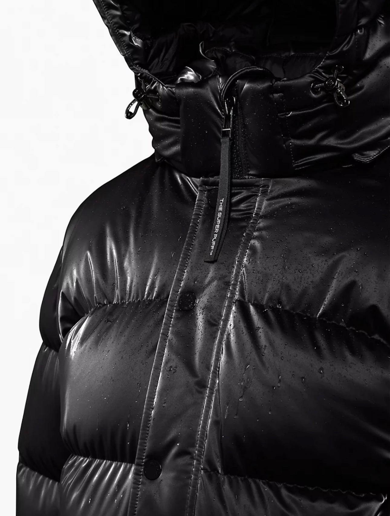 The Super Puff- 
Liquid Shine goose down puffer jacket