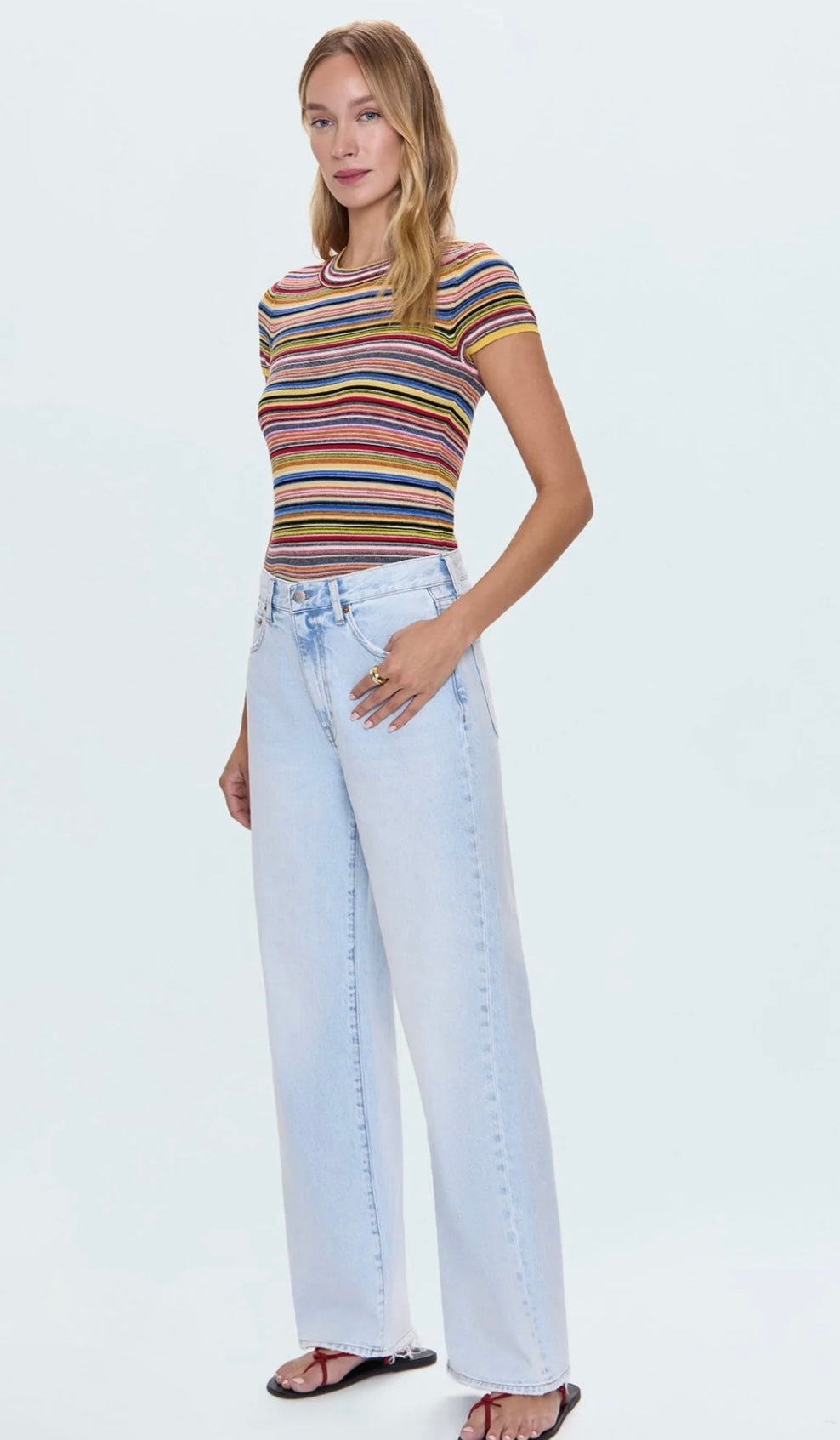 PISTOLA Hendrix High Rise Baggy Jeans